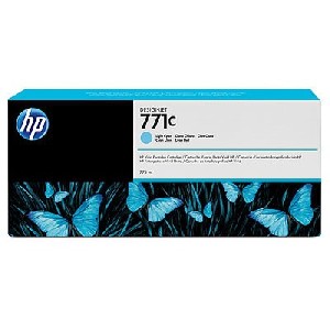 HP 771C 775-ml Light Cyan Designjet Ink Cartridge